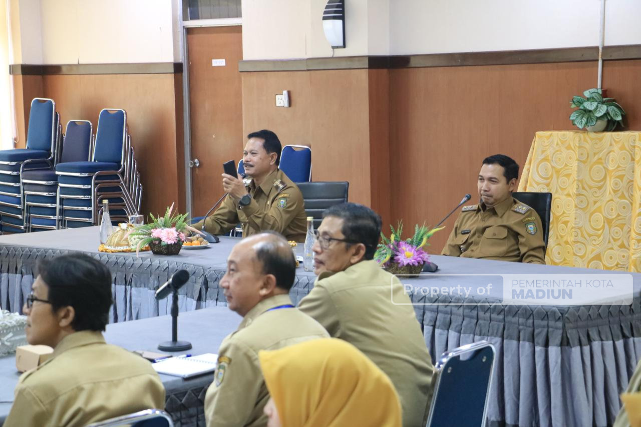Wali Kota Madiun Pimpin Evaluasi Kinerja Dinas Perkim, Tegaskan Perkim-LH Casing Wajah Kota