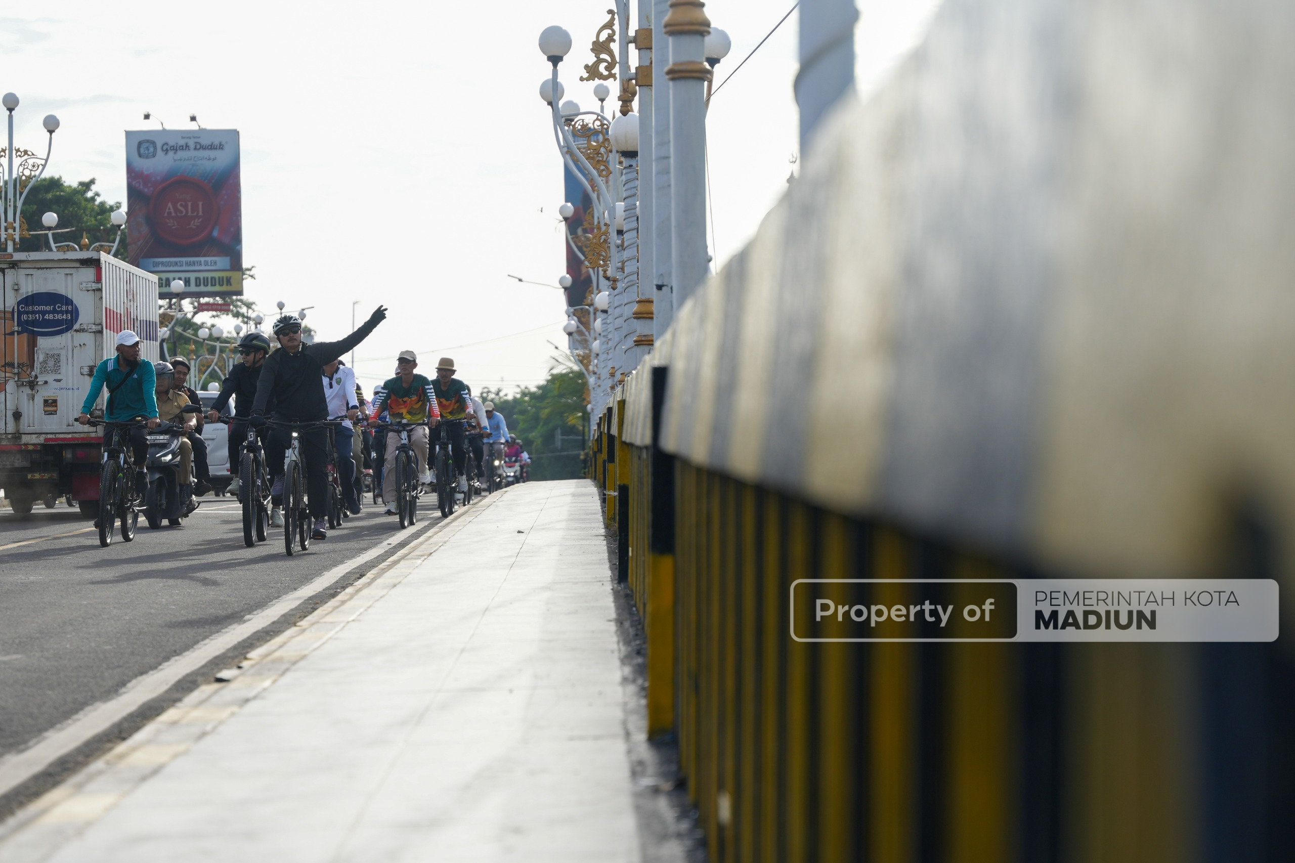 Gowes Pagi, Wali Kota Cek Sarana-Prasarana Pelayanan hingga Kesiapan Lahan Bakal Kantor Kemenhaj