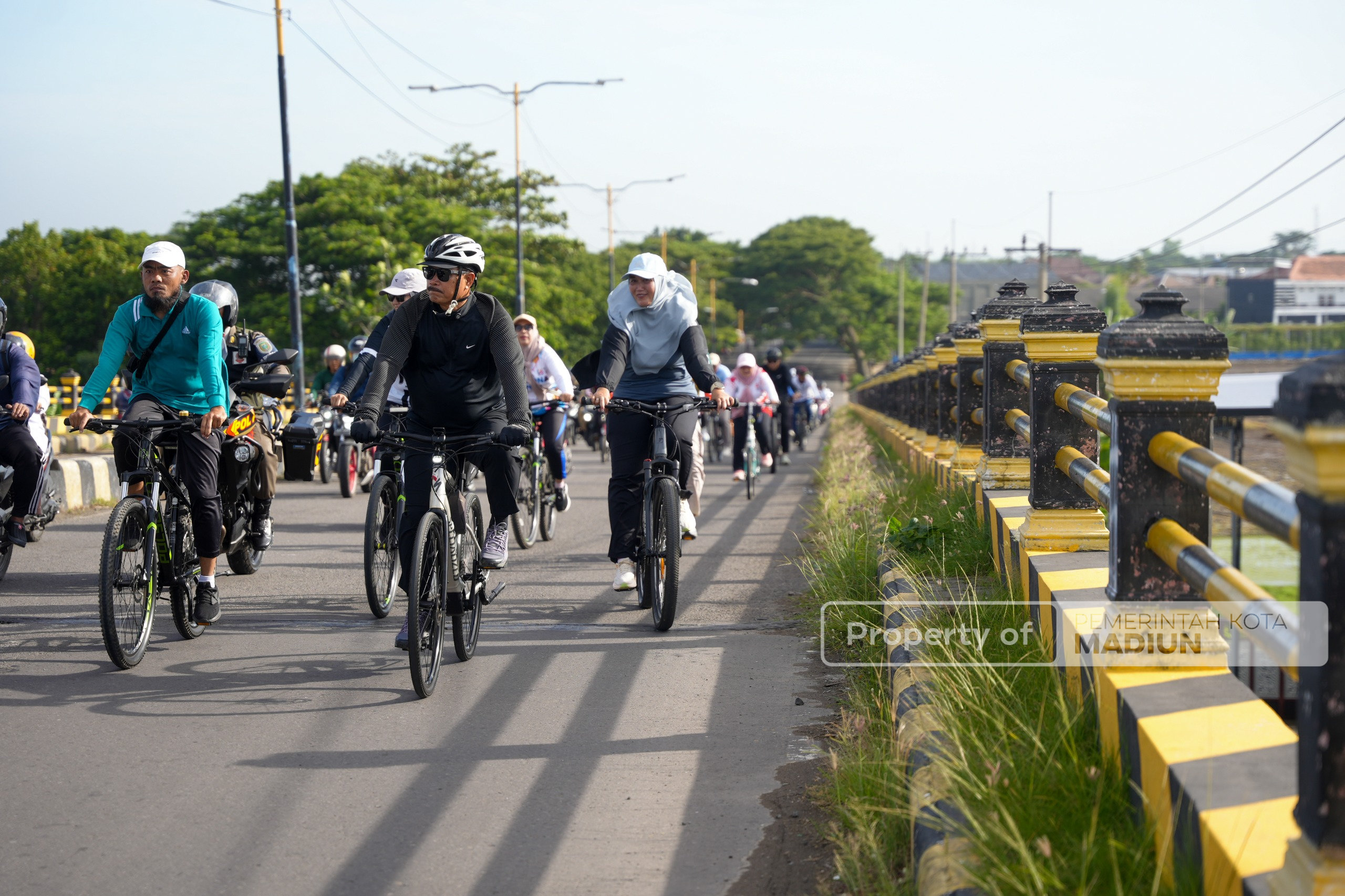 Gowes Pagi, Wali Kota Cek Sarana-Prasarana Pelayanan hingga Kesiapan Lahan Bakal Kantor Kemenhaj