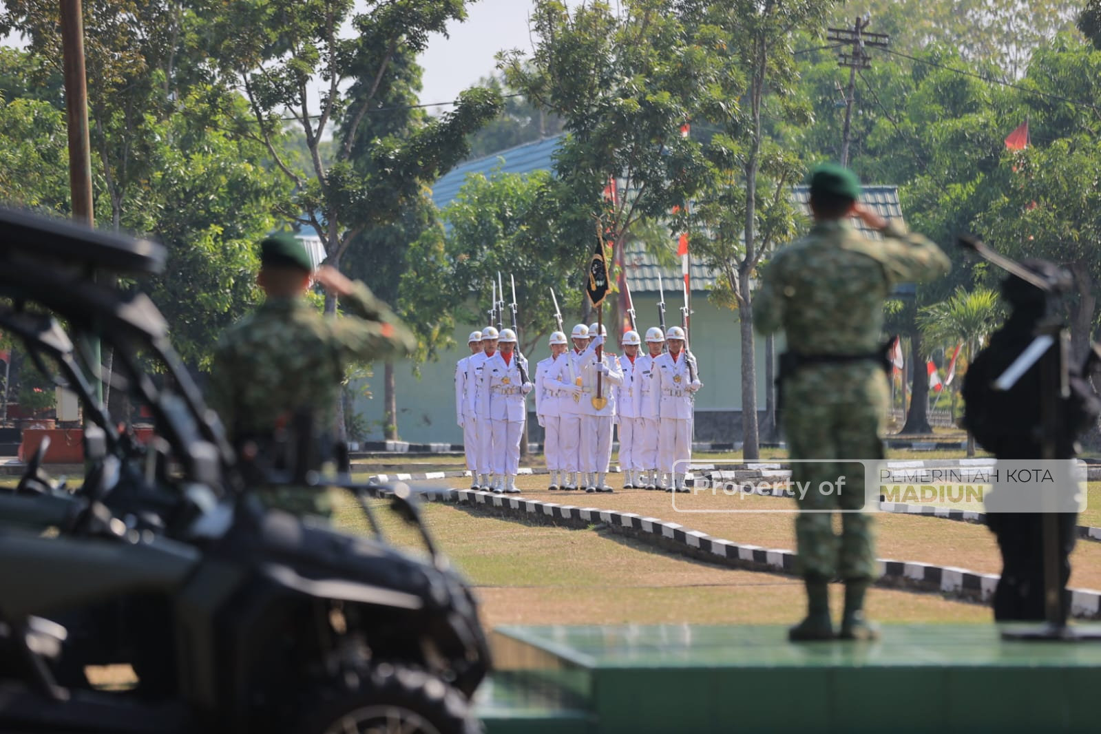 Sertijab Danyonif 501/Bajra Yudha, Mayor Inf I Gusti Bagus Resmi Gantikan Letkol Inf Yakhya Wisnu