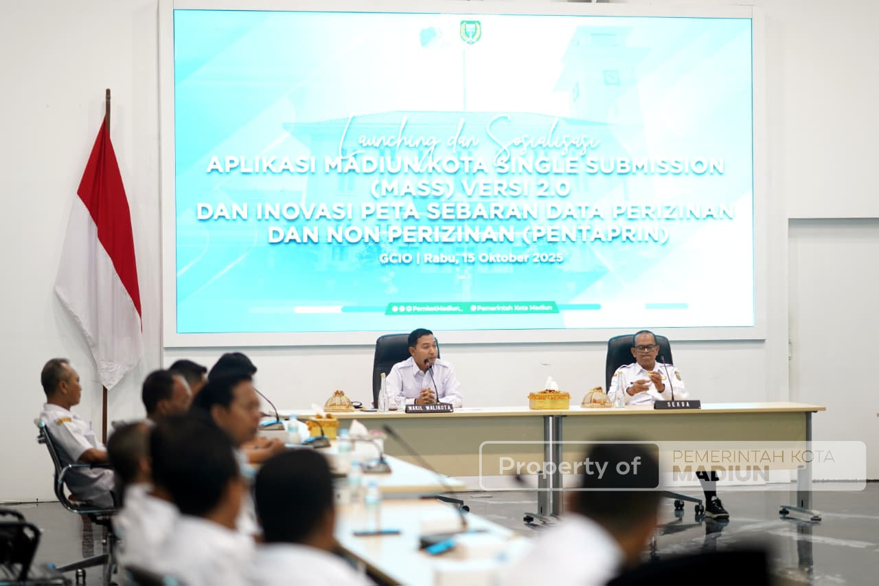 Launching Aplikasi MASS 2.0 dan PENTAPPRIN, Wawali: Urusan Izin Usaha Makin Mudah dan Simpel