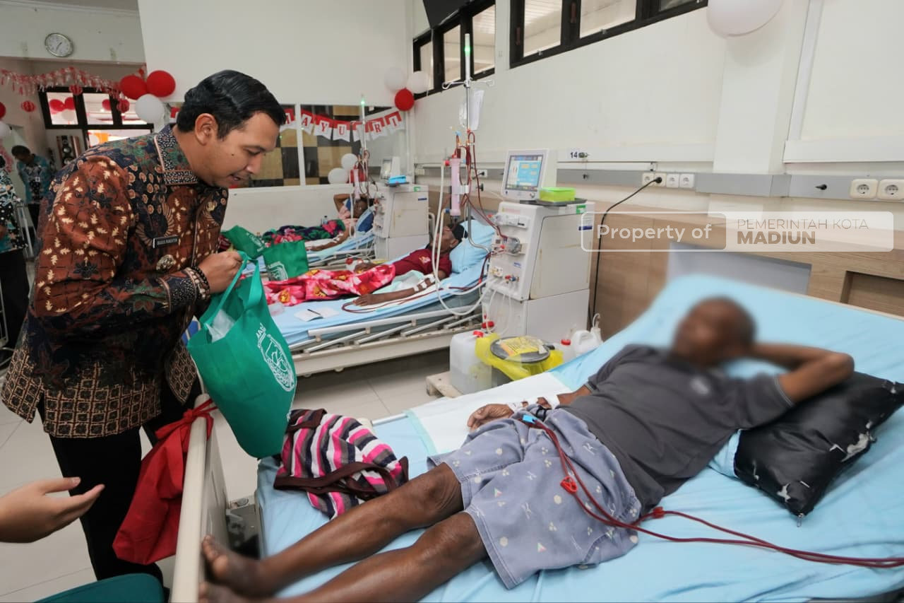 Plt Wali Kota Tinjau Layanan Hemodialisa RSUD Kota Madiun, Dorong Peningkatan Kualitas Pelayanan