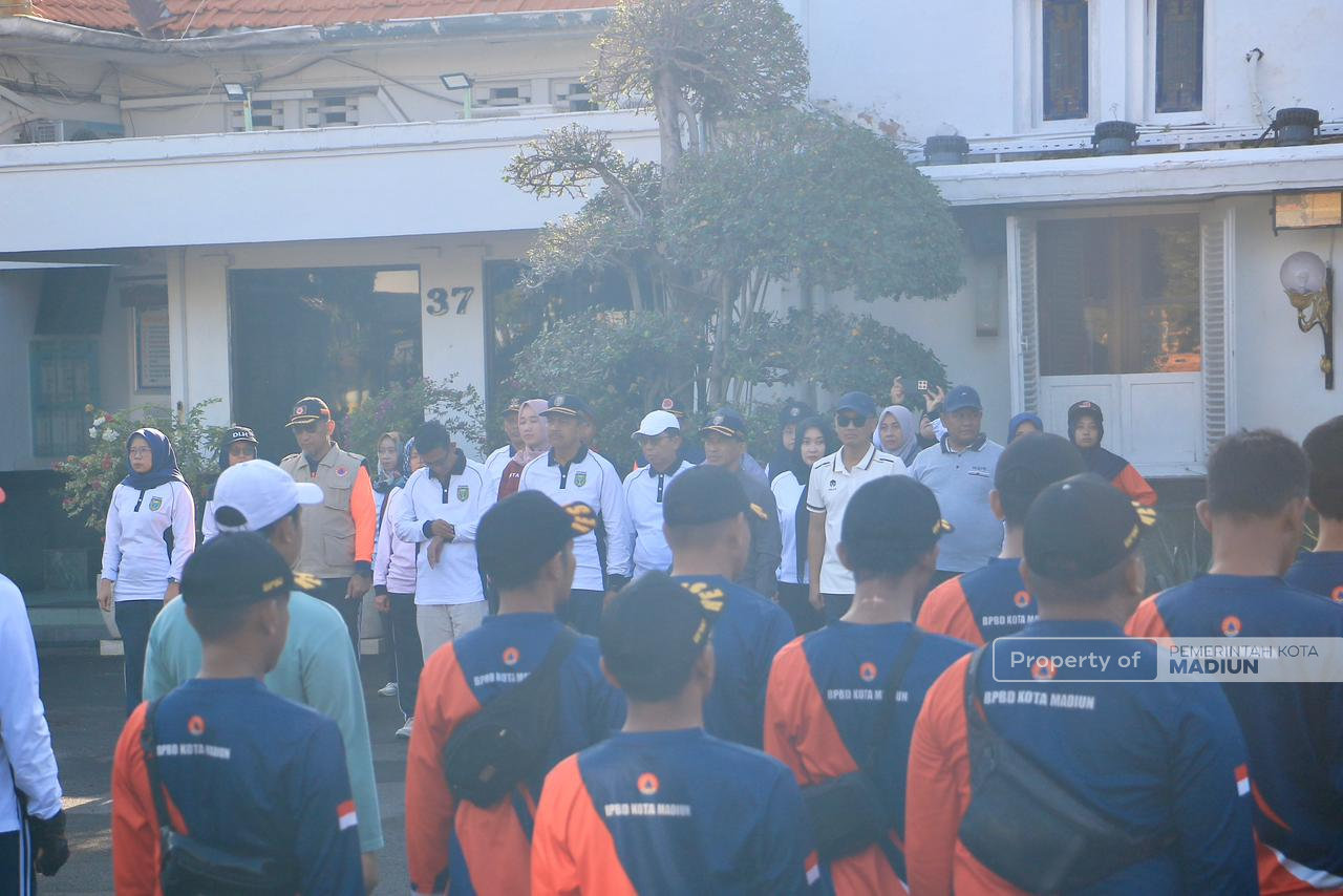 Pimpin Apel Kerja Bhakti 3 Pilar, Plt Wali Kota Madiun Harap Kota Bersih Sambut Lebaran