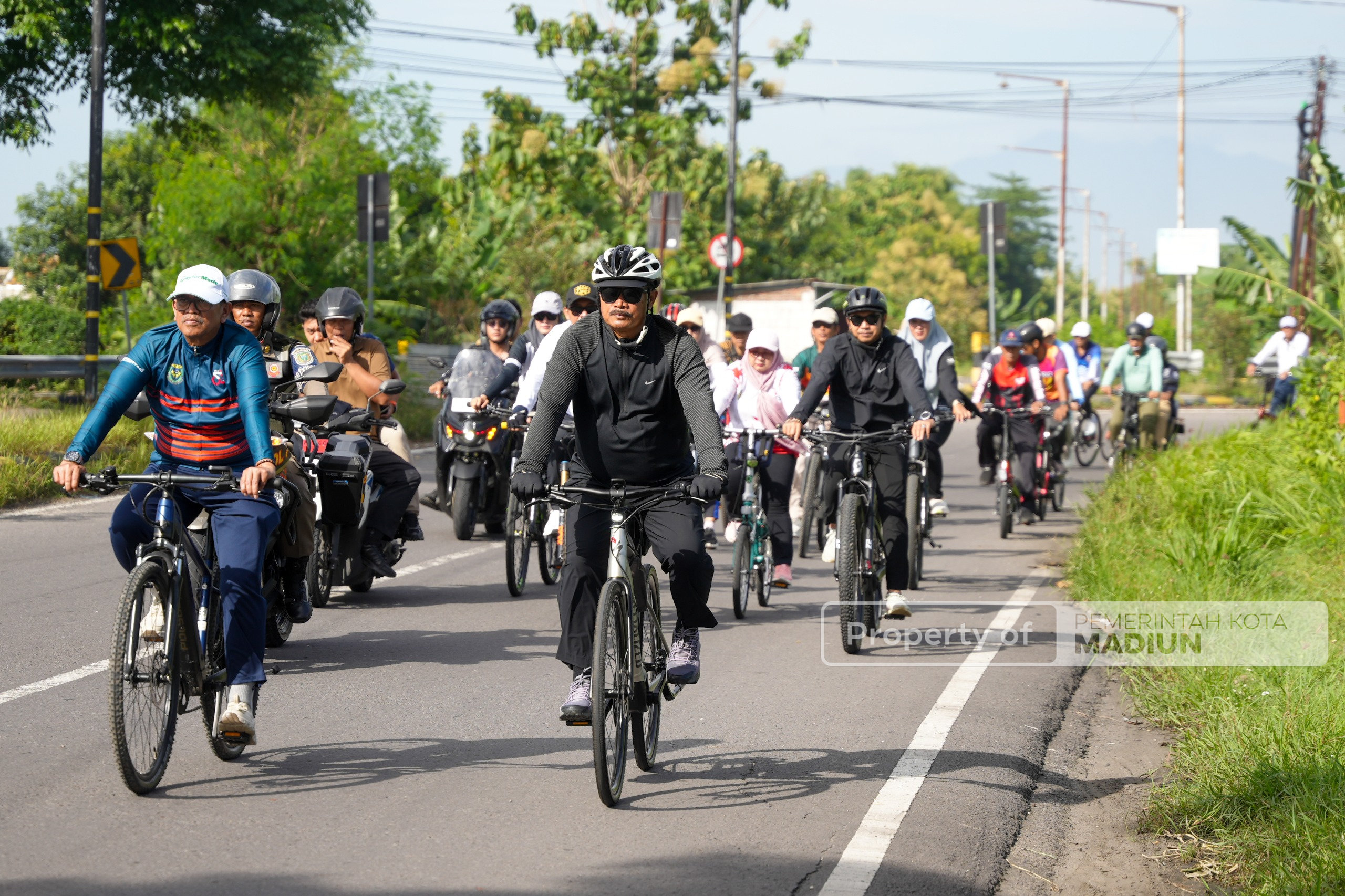 Gowes Pagi, Wali Kota Cek Sarana-Prasarana Pelayanan hingga Kesiapan Lahan Bakal Kantor Kemenhaj