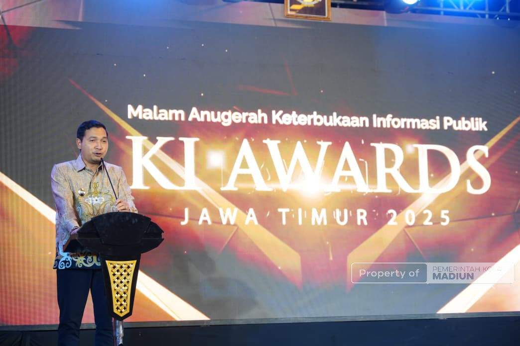 Komitmen Keterbukaan Diapresiasi, Kota Madiun Raih Predikat Informatif pada KI Awards 2025