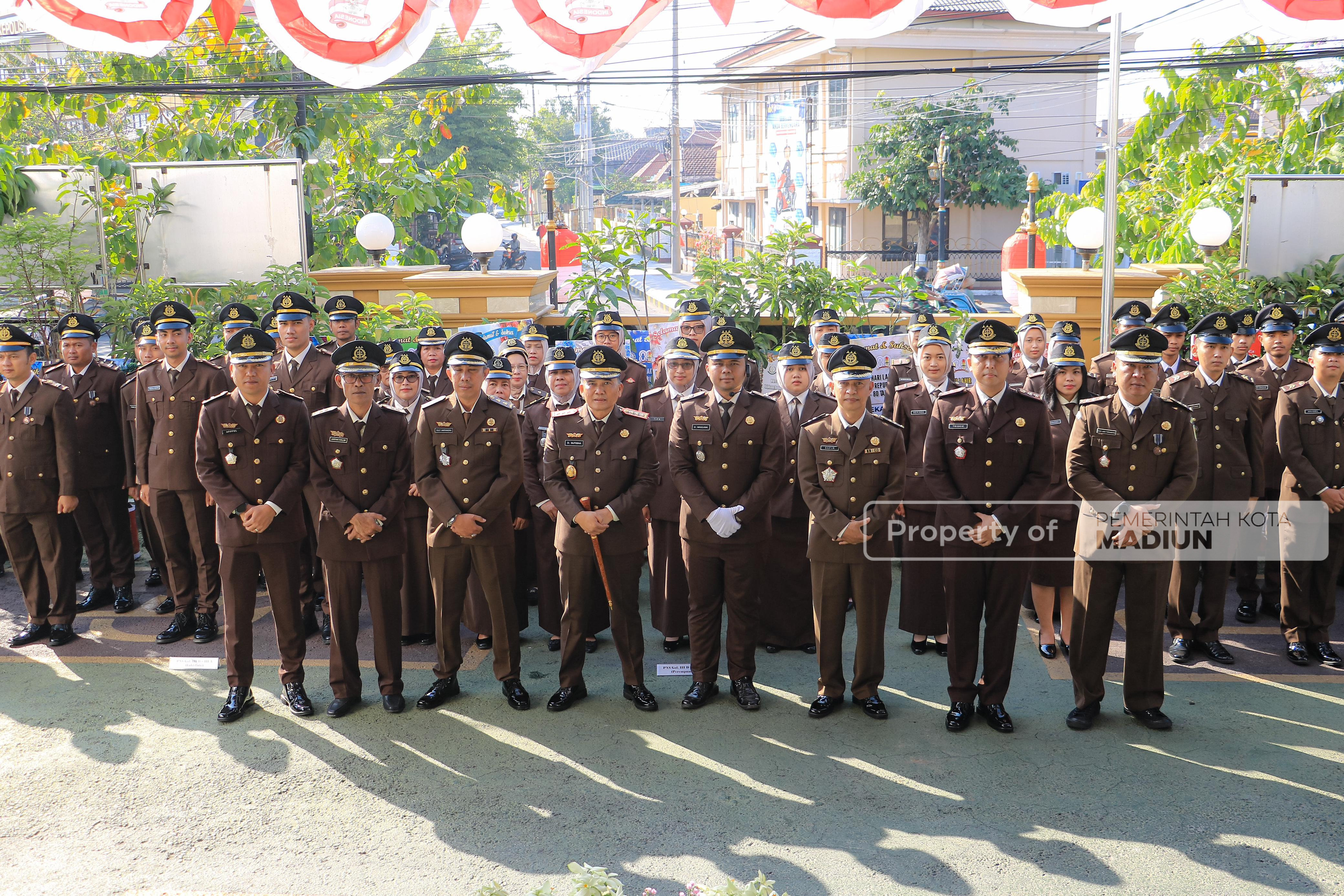 Peringatan HUT ke-80, Kejaksaan Negeri Kota Madiun Fokus Perkuat Layanan untuk Masyarakat