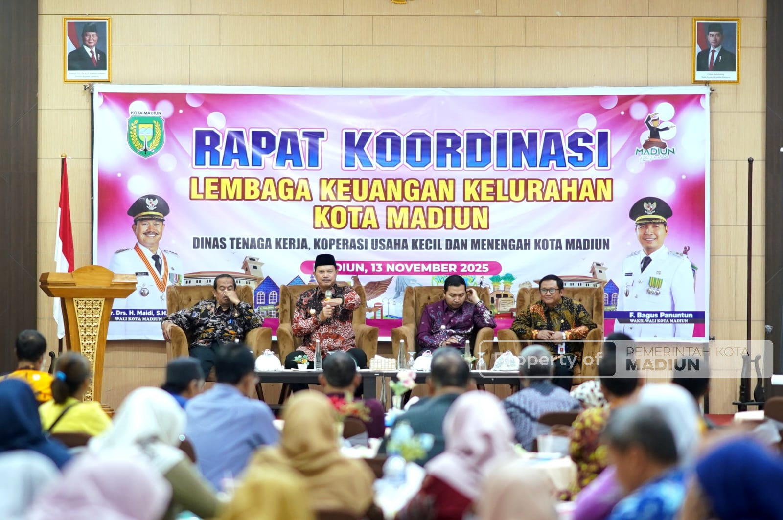 Gelar Rakor Lembaga Keuangan Kelurahan, Wali Kota Harap Pengelolaan Dana yang Transparan dan Akuntabel