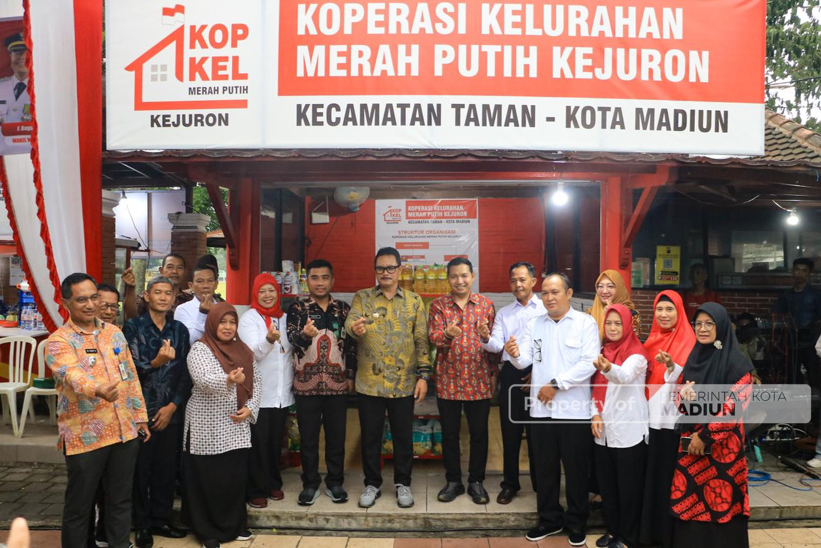 Wali Kota Madiun Resmikan KKMP Kejuron, Wujudkan Kesejahteraan Masyarakat