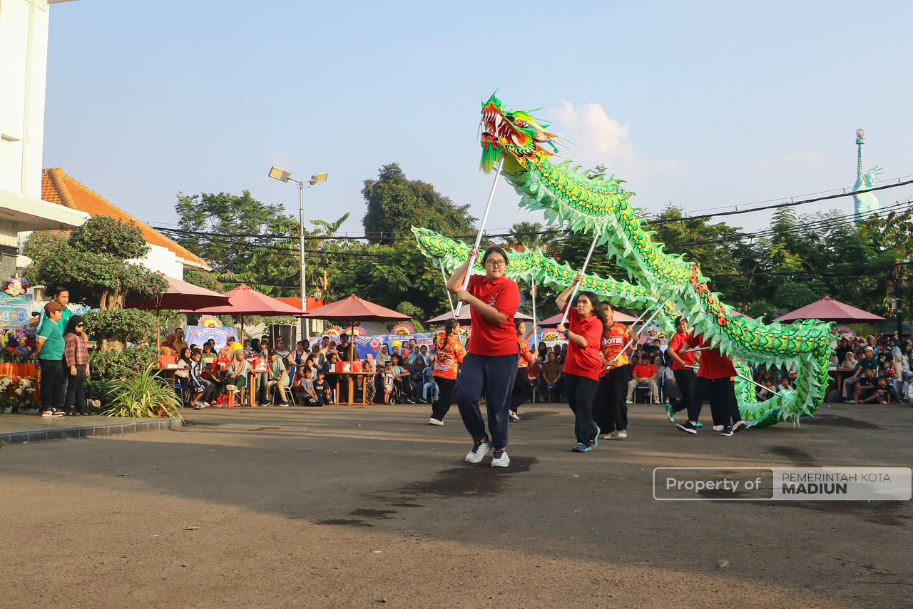 Plt Wali Kota Madiun Buka Pesona Barongsai Nusantara, Tegaskan Komitmen Jaga Keberagaman Budaya