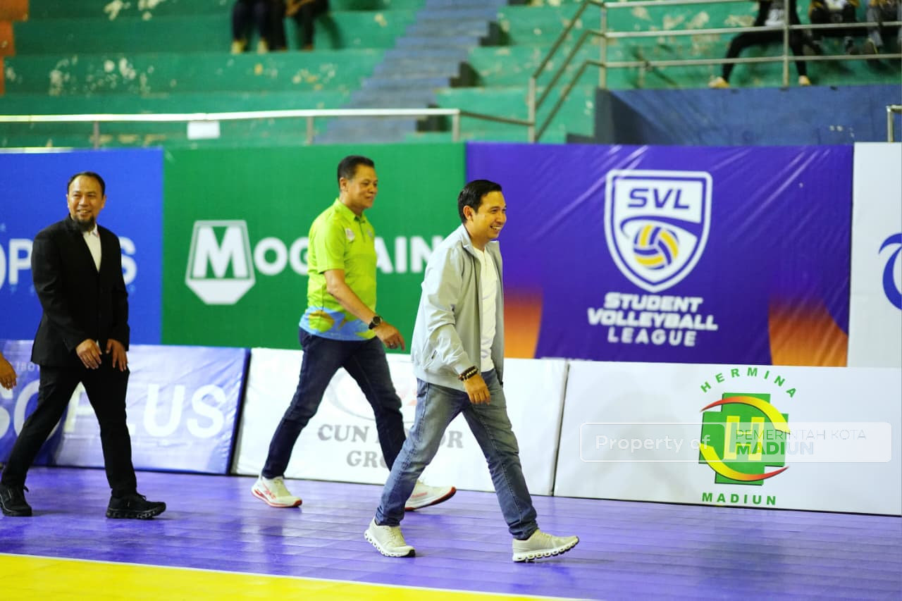 Hadiri Student Volleyball League Wali Kota Cup 2026, Plt Wali Kota Bakal Perbanyak Lapangan Voli