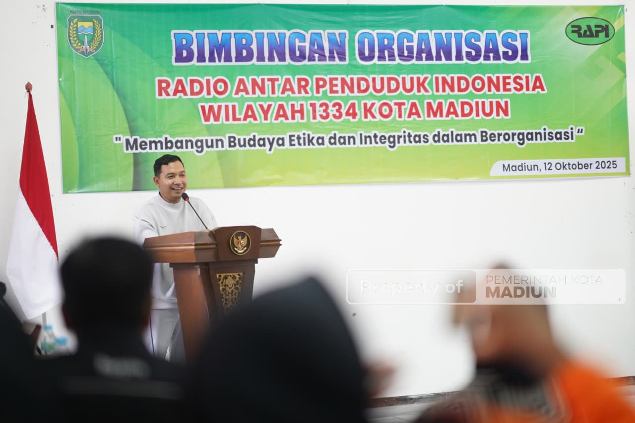 Hadiri Bimbingan Organisasi RAPI Wilayah 1334 Kota Madiun, Wawali Dorong Penguatan Etika dan Integritas Anggota
