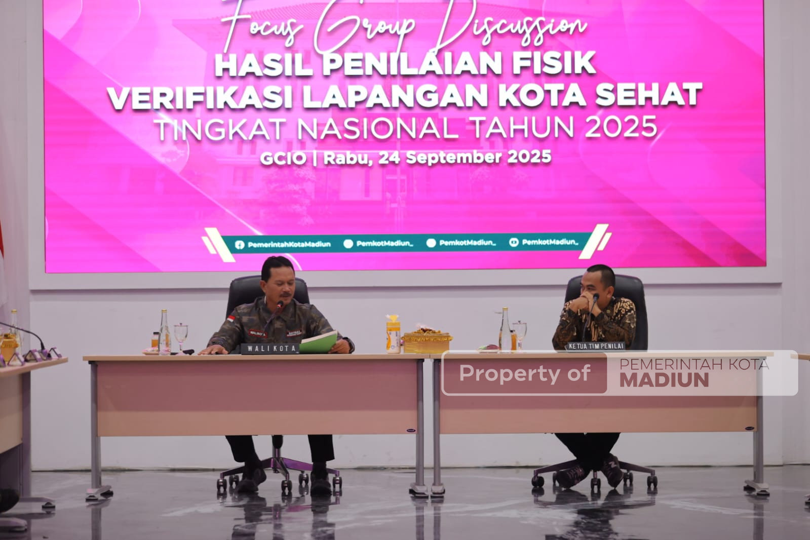 Tim Verifikasi Nasional Puji Kota Pendekar, Wali Kota Maidi Komitmen Perbaikan dalam Penilaian Kota Sehat 2025