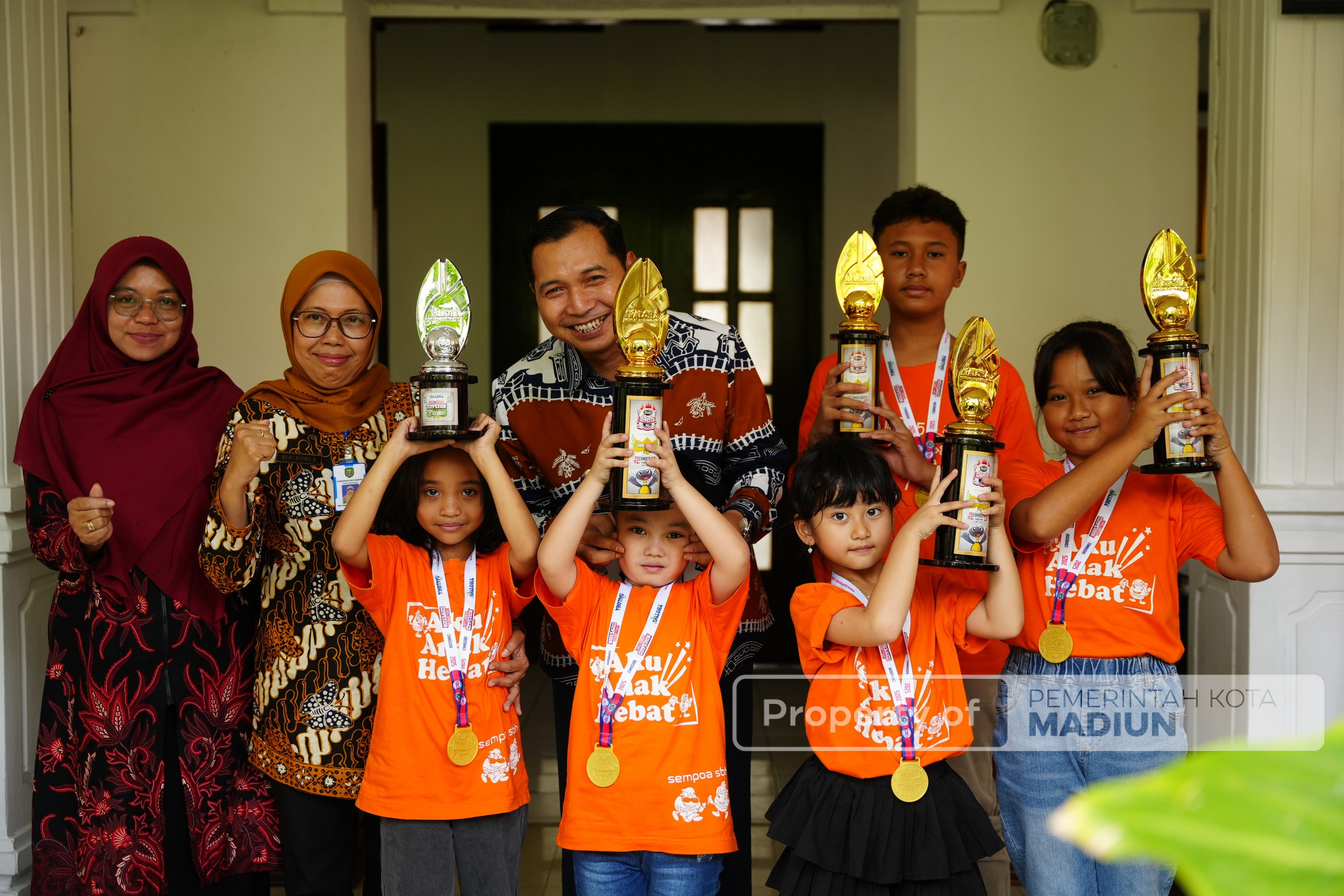 Prestasi Sempoa Buah Hati Madiun Mendunia, Wakil Wali Kota Beri Apresiasi