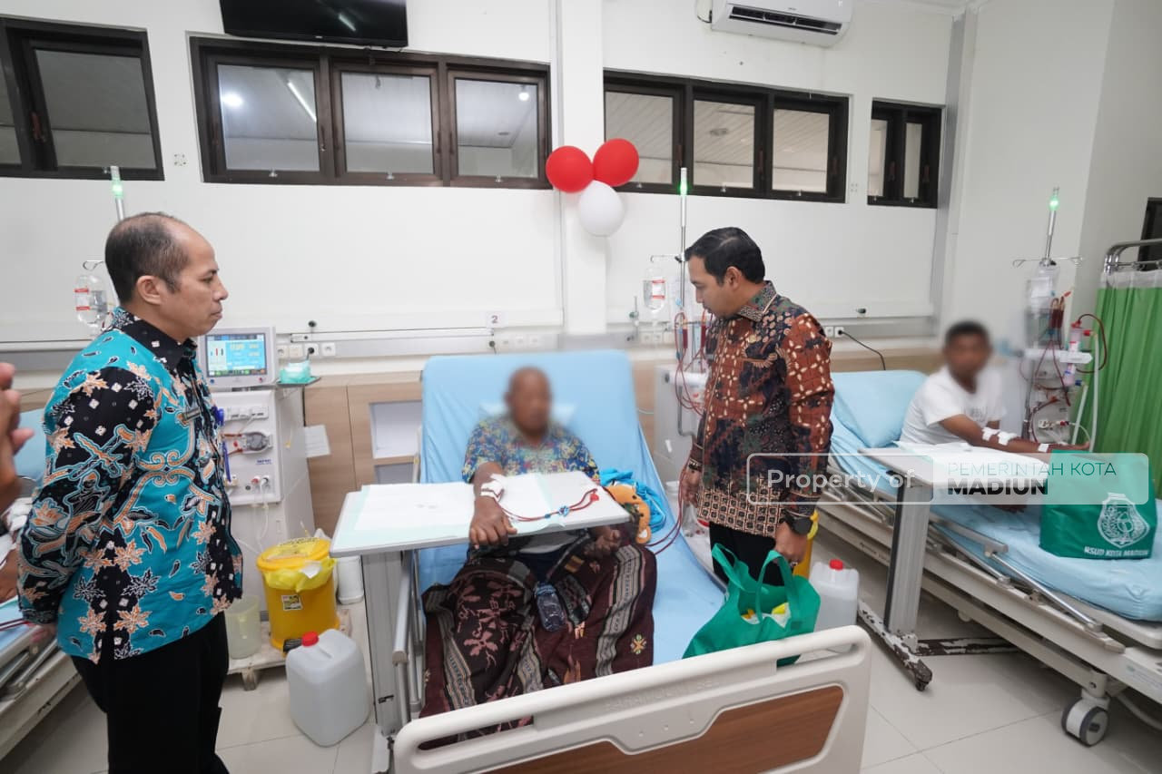 Plt Wali Kota Tinjau Layanan Hemodialisa RSUD Kota Madiun, Dorong Peningkatan Kualitas Pelayanan