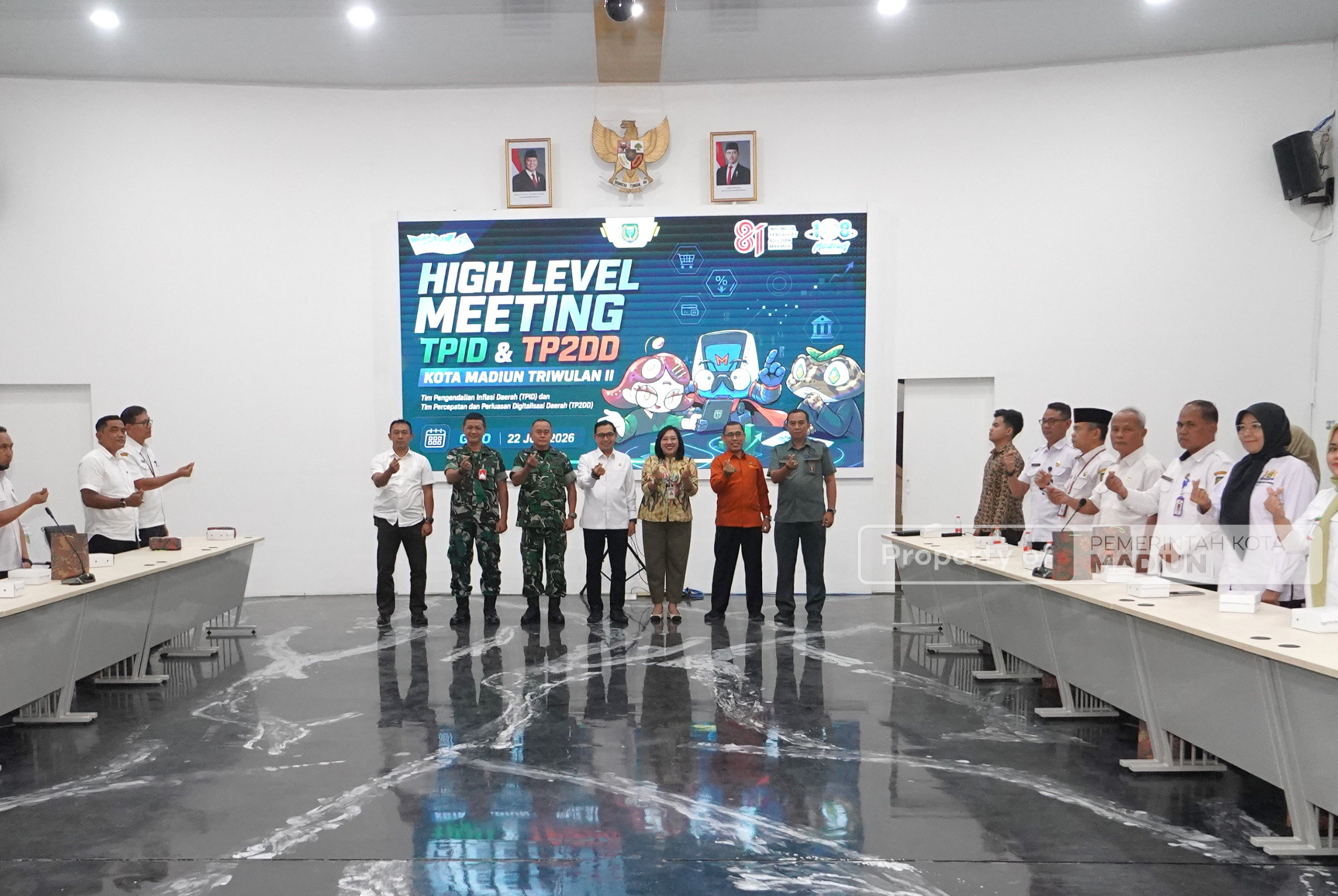 Pimpin High Level Meeting TPID, Plt Wali Kota Dorong Penguatan Strategi Pengendalian Inflasi