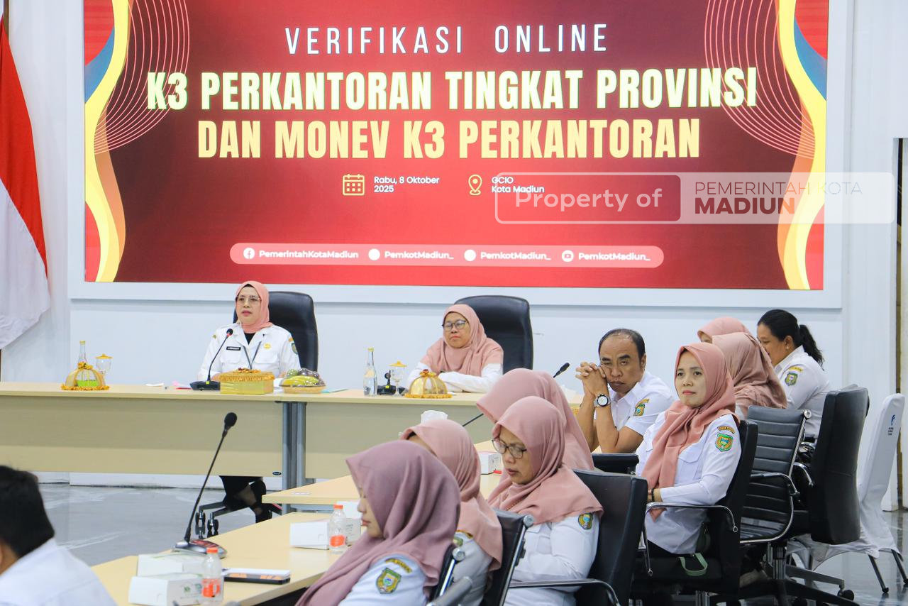 Pemprov Jatim Gelar Verifikasi K3 Perkantoran Dan GP2SP Tingkat Provinsi, Kota Madiun Siap Ukir Prestasi
